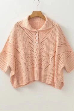 Cutout Quarter Button | Apricot Sweater | Rubies + Lace -Ruby's Rubbish 151f9436 1bfb 4125 a83d a17ba612ebe3 Max