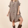 Mittoshop Mineral Wash Cotton Gauze Mini Shirt Dress -Ruby's Rubbish 1ada1df8 86ad 4da3 96e1 cb02e515785b Max