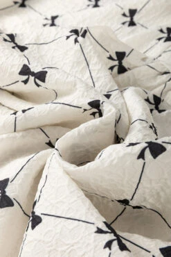 Bow Print Tie Neck Half Sleeve Dress -Ruby's Rubbish 1c984d17 d74d 4cbc 95eb 89247cc34336 Max