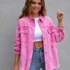 Color Distressed Denim Jacket | Multiple Color Options | Rubies + Lace -Ruby's Rubbish 32dac543e56c497ea104956120af6258 Max