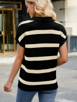 Striped Cap Sleeve Sweater | Multiple Color Options | Rubies + Lace -Ruby's Rubbish 36de1e31 e0f0 4270 92ef 0b597ddbff73 Max
