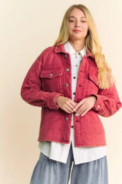 Davi & Dani Brick | Quilted Shacket | Rubies + Lace -Ruby's Rubbish 3ce95c06 74d2 4754 977d ac85db940bad Max