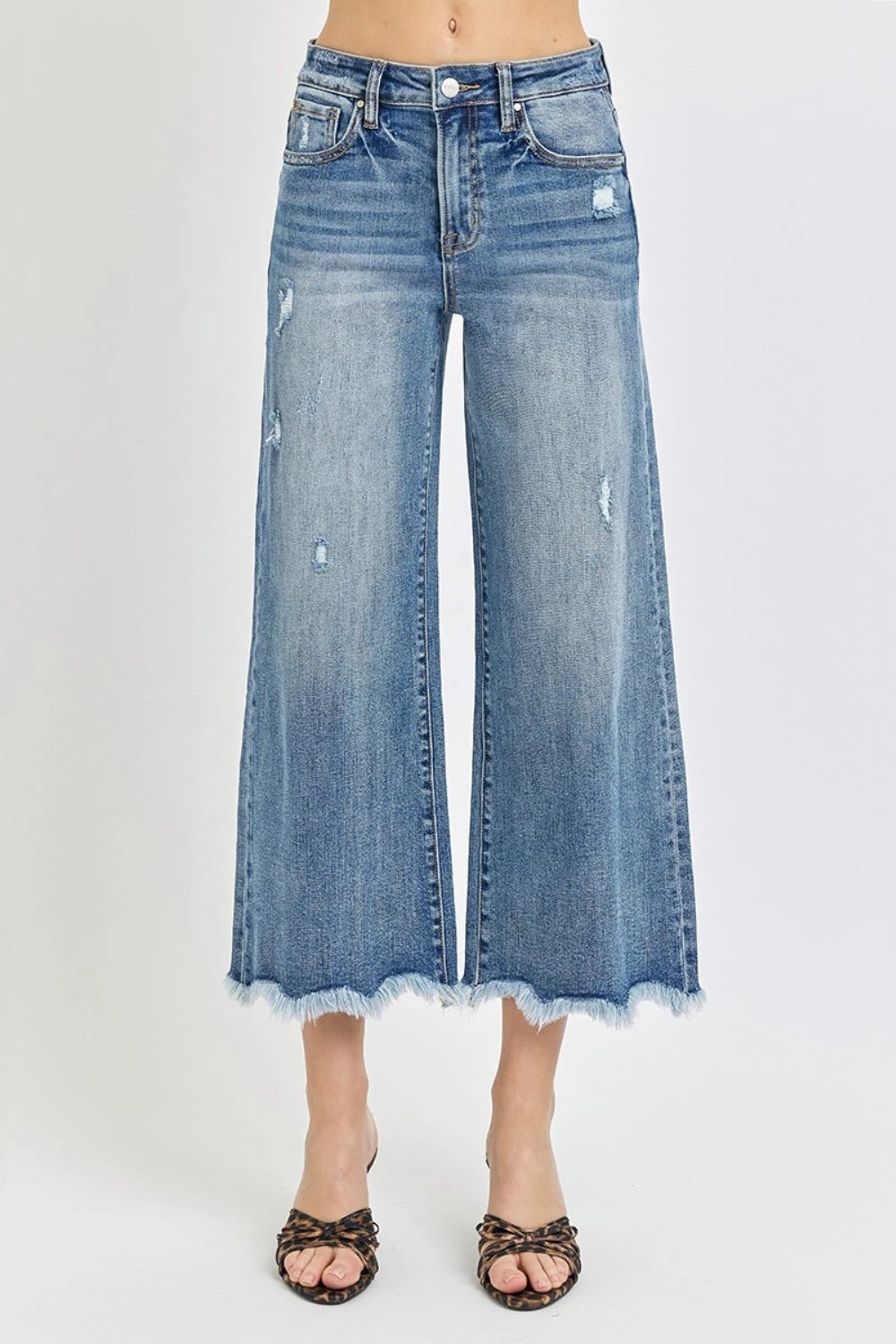 Risen High Rise Cropped Flare Jeans 5 Risen High Rise Cropped Flare Jeans - Image 3