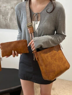 Crossbody Bag With Pouch | Multiple Color Options | Rubies + Lace -Ruby's Rubbish 40f33b7f efd1 4478 a167 ced5a1ced9ea Max