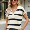 Striped Cap Sleeve Sweater | Multiple Color Options | Rubies + Lace -Ruby's Rubbish 44ae3fc5 5104 4e4d 8c3d 727eb720dd7c Max