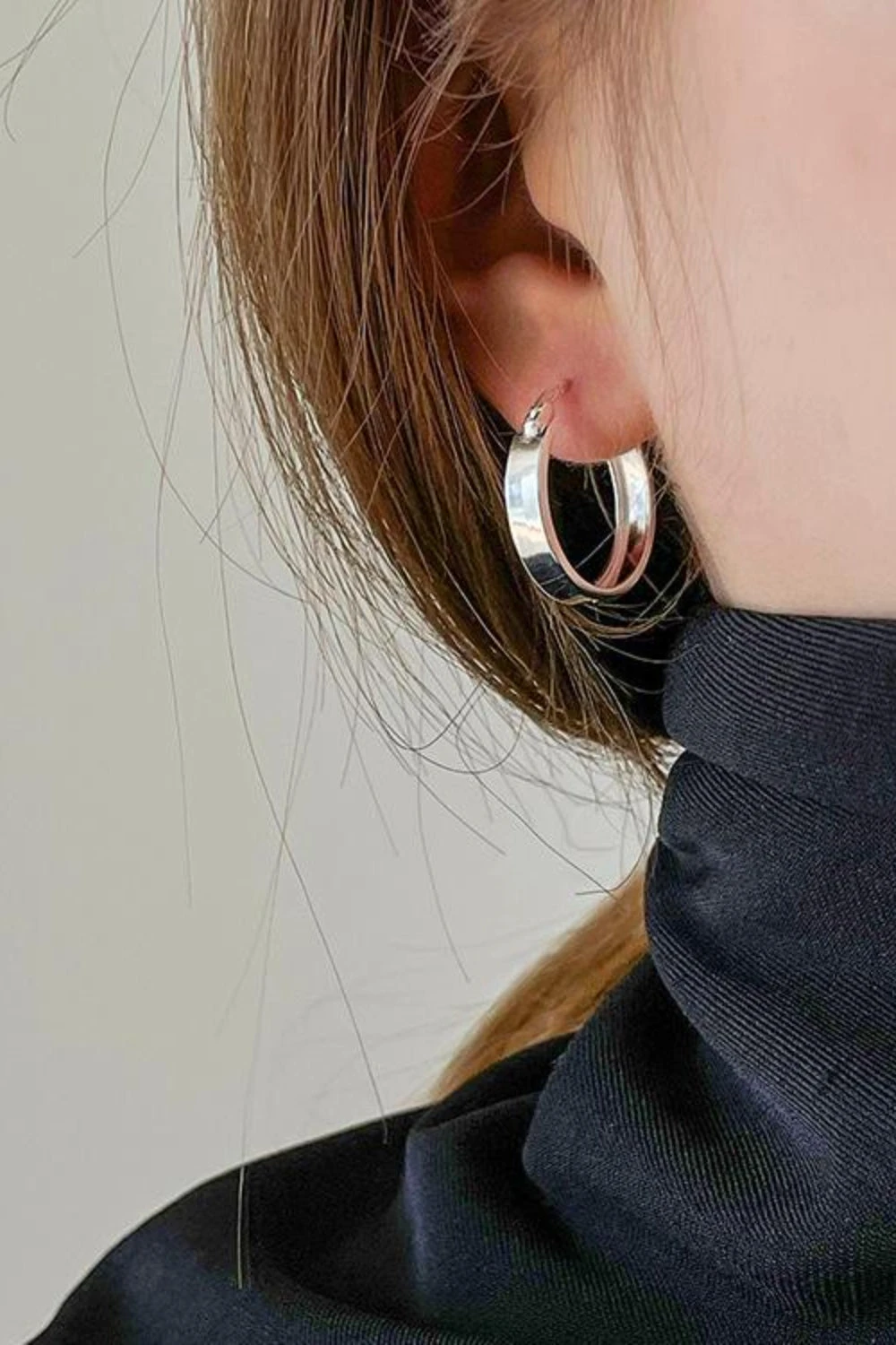 Gold-Plated Brass Huggie Earrings 8 Gold-Plated Brass Huggie Earrings - Image 6