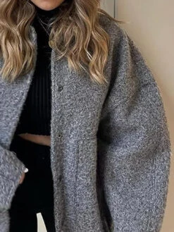 Full Size Snap Down Drop Shoulder Jacket -Ruby's Rubbish 6e743cc6 b1b5 4157 aca9 647d14f9eddf Max