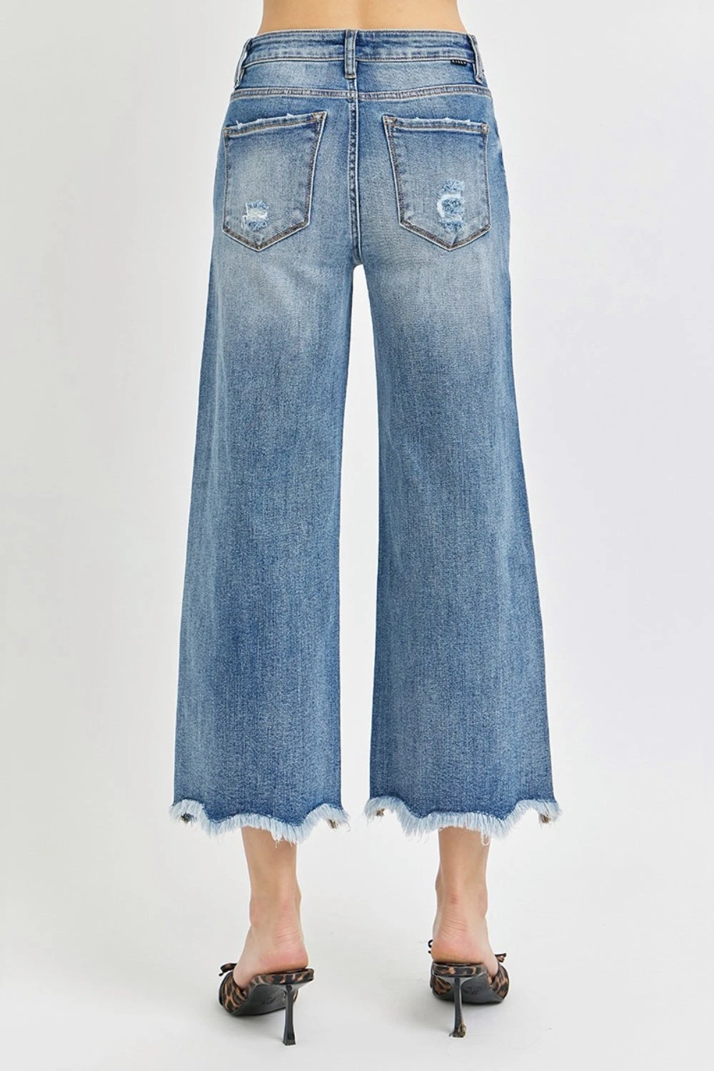 Risen High Rise Cropped Flare Jeans 4 Risen High Rise Cropped Flare Jeans - Image 2