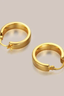 Gold-Plated Brass Huggie Earrings 12 Gold-Plated Brass Huggie Earrings -Ruby's Rubbish 84501fb6 0416 4773 a59a 41410fcad8f4 Max