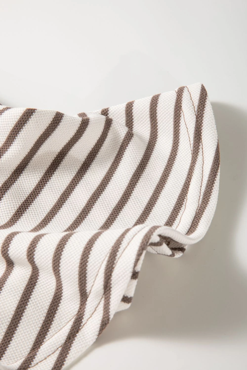 Casual Contrast | Striped Ruffle Sleeve | Rubies + Lace 8 Casual Contrast | Striped Ruffle Sleeve | Rubies + Lace - Image 6