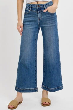 RISEN Full Size High Rise Crop Wide Leg Front Yoke Detail Jeans Plus Size -Ruby's Rubbish 985cd243 8017 4d95 b04e ea95b3da905e Max