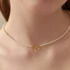 Copper Pearls Bow Necklace -Ruby's Rubbish 9b4df171 3281 4256 b690 5eaf3a505ae2 Max