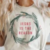 Jesus Is The Reason | Seasonal T-Shirt | Ruby’s Rubbish® -Ruby's Rubbish BCAthleticJPEGweb