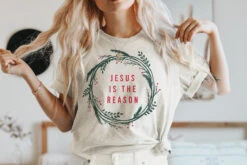 Jesus Is The Reason | Seasonal T-Shirt | Ruby’s Rubbish® -Ruby's Rubbish BCAthleticJPEGweb fac16c03 09a0 4216 b546 6f962d459f83