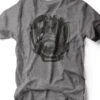 Baseball Glove | Men's Game Day T-Shirt | Ruby’s Rubbish® -Ruby's Rubbish BaseballGlove HGrey