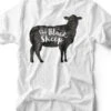 The Black Sheep | Men's Southern T-Shirt | Ruby’s Rubbish® -Ruby's Rubbish BlackSheep White