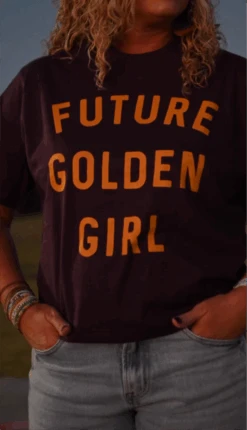 Future Golden Girl | Boxy T-Shirt | Ruby’s Rubbish®