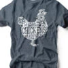 Life Is Better With Chickens Around| Kid's T-Shirt | Ruby’s Rubbish® -Ruby's Rubbish Chickens HNavy