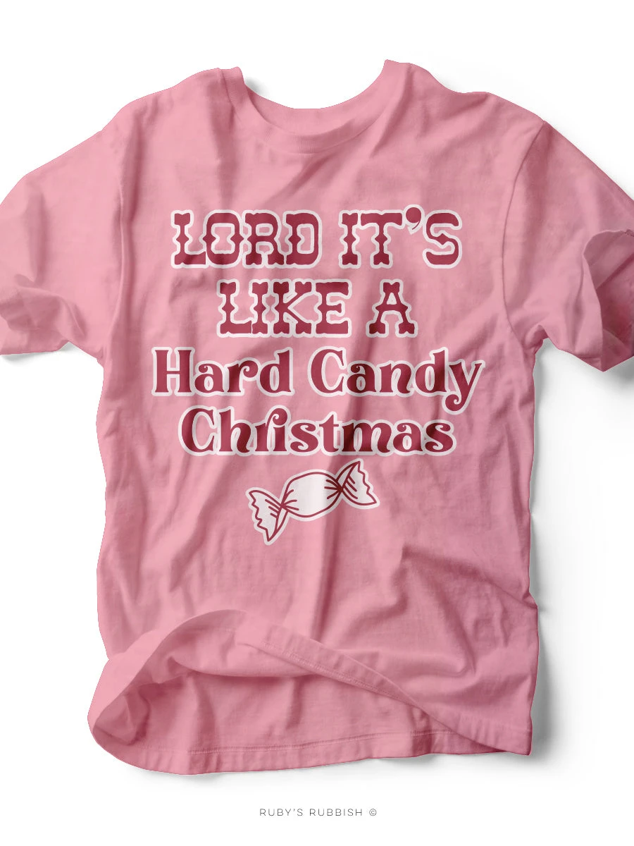 Hard Candy Christmas | Seasonal T-Shirt | Ruby’s Rubbish® 4 Hard Candy Christmas | Seasonal T-Shirt | Ruby’s Rubbish® - Image 2