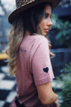 I Wear My Heart On My Sleeve | Women's T-Shirt | Ruby’s Rubbish® -Ruby's Rubbish Heartonmysleeve 2