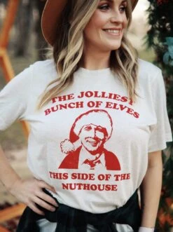 Jolliest Bunch Of Elves | Seasonal T-Shirt | Ruby’s Rubbish®