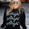 Alright Alright Alright | Women’s Crop Top | Ruby’s Rubbish® -Ruby's Rubbish IMG 6984