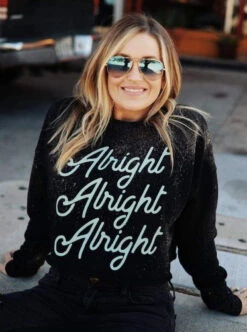 Alright Alright Alright | Women’s Crop Top | Ruby’s Rubbish®