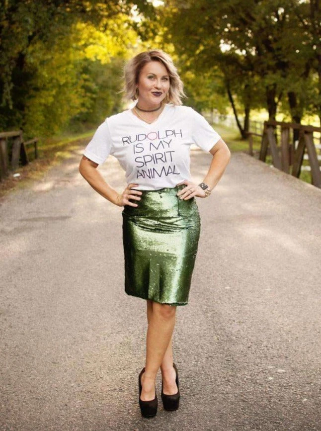 Rudolph Is My Spirit Animal | Seasonal T-Shirt | Ruby’s Rubbish® 3 Rudolph Is My Spirit Animal | Seasonal T-Shirt | Ruby’s Rubbish®