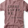 Jesus Loves Me | Kid's T-Shirt | Ruby’s Rubbish® -Ruby's Rubbish JesusLovesMe VRose
