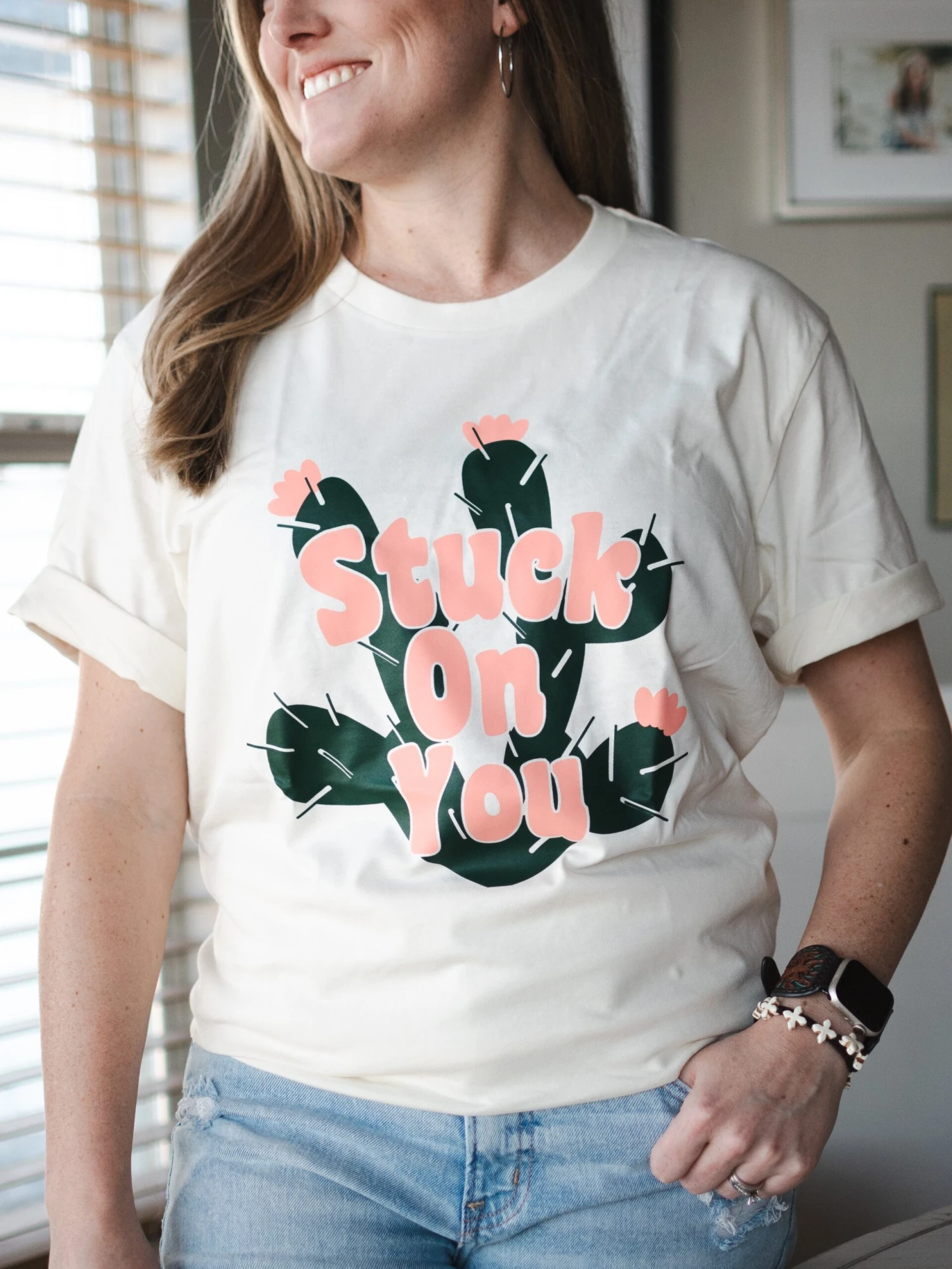 Stuck On You | Women’s T-Shirt | Ruby’s Rubbish® 4 Stuck On You | Women’s T-Shirt | Ruby’s Rubbish® - Image 2