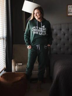 Out Here Trusting The Lord | Jogger Set | Ruby's Rubbish ®