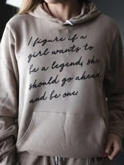 If A Girl Wants To Be A Legend | Jogger Set | Ruby's Rubbish ® -Ruby's Rubbish LCB 4230