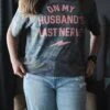 On My Husband's Last Nerve | Boxy T-Shirt | Ruby’s Rubbish® -Ruby's Rubbish LCB 4418