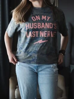 On My Husband's Last Nerve | Boxy T-Shirt | Ruby’s Rubbish®