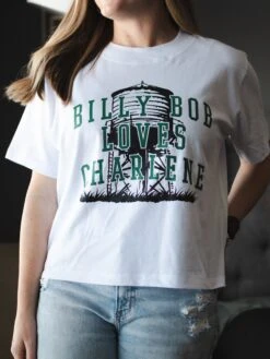Billy Bob Loves Charlene | Boxy T-Shirt | Ruby’s Rubbish®