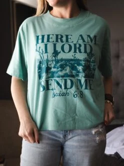 Here Am I Lord | Boxy T-Shirt | Ruby’s Rubbish®