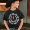 Cowboys Like Us Sure Do Have Fun | Kid's T-Shirt | Ruby’s Rubbish® -Ruby's Rubbish LCB 9549