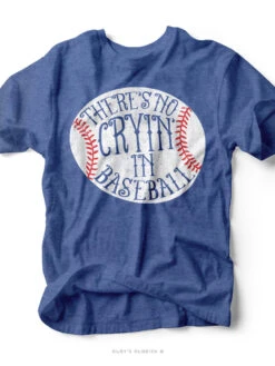 There's No Cryin' In Baseball | Kid's T-Shirt | Ruby’s Rubbish®