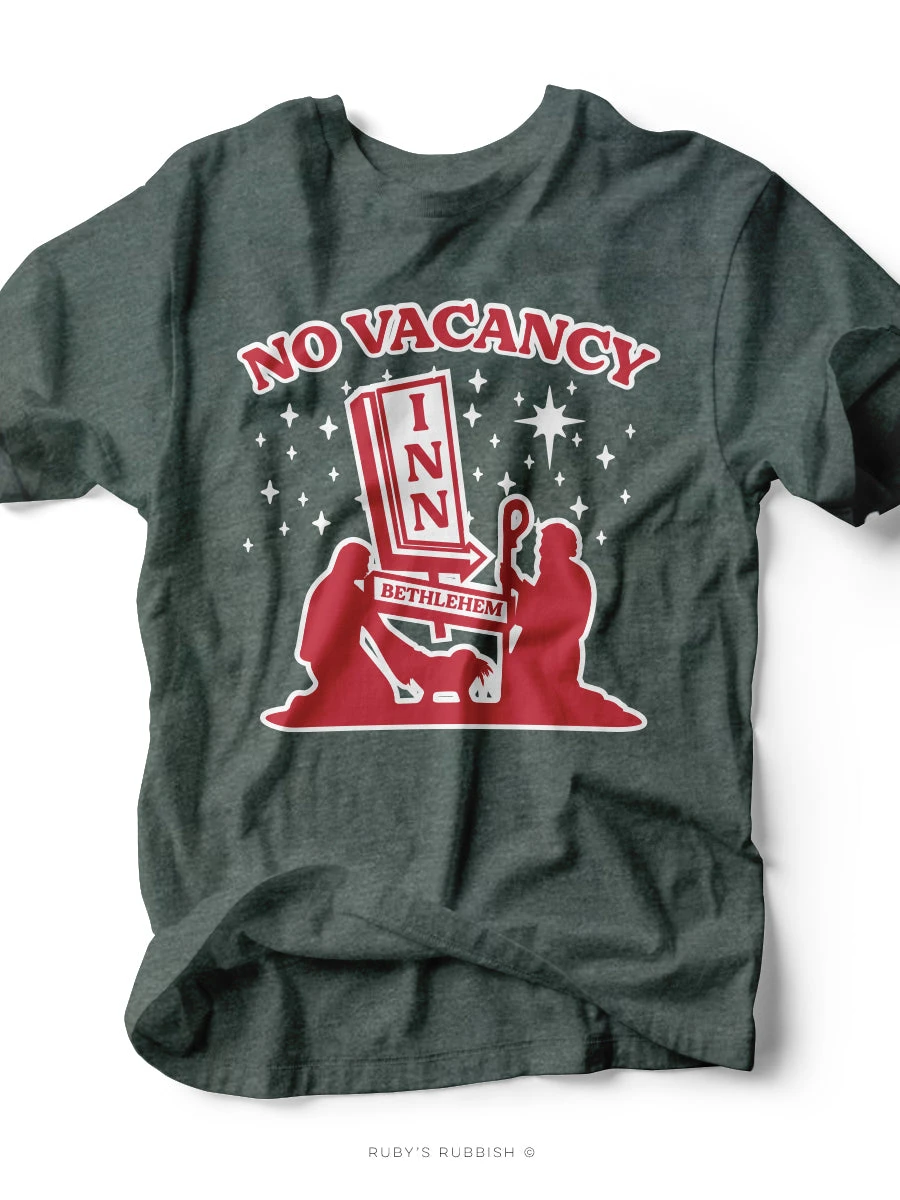 No Vacancy | Seasonal T-Shirt | Ruby’s Rubbish® 4 No Vacancy | Seasonal T-Shirt | Ruby’s Rubbish® - Image 2