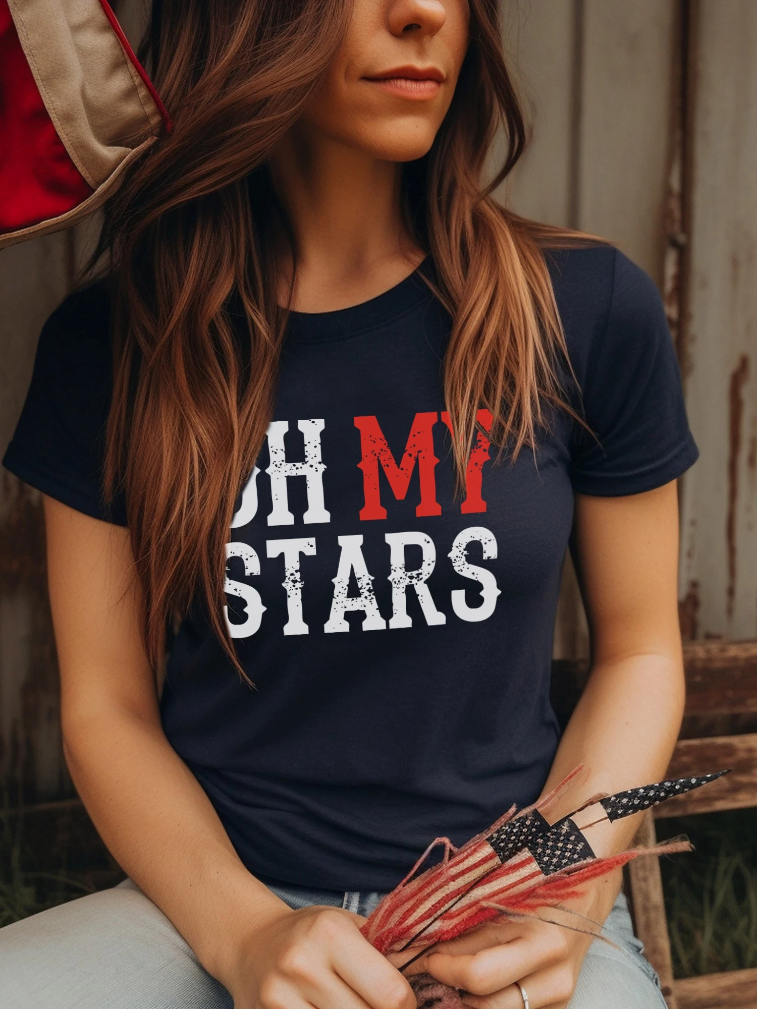 Oh My Stars | Seasonal T-Shirt | Ruby’s Rubbish® 4 Oh My Stars | Seasonal T-Shirt | Ruby’s Rubbish® - Image 2