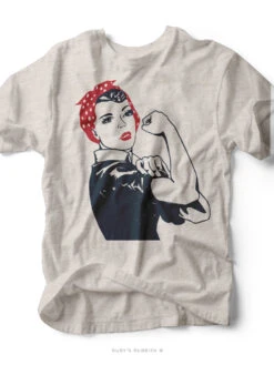 Rosie The Riveter | Women's T-Shirt | Ruby’s Rubbish®