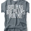 God Has Big Plans | Chirstian T-Shirt | Ruby’s Rubbish® -Ruby's Rubbish Screenshot2025 03 25at9.56.18AM
