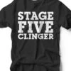Stage Five Clinger | Kid's T-Shirt | Ruby’s Rubbish® -Ruby's Rubbish StageFiveClinger black