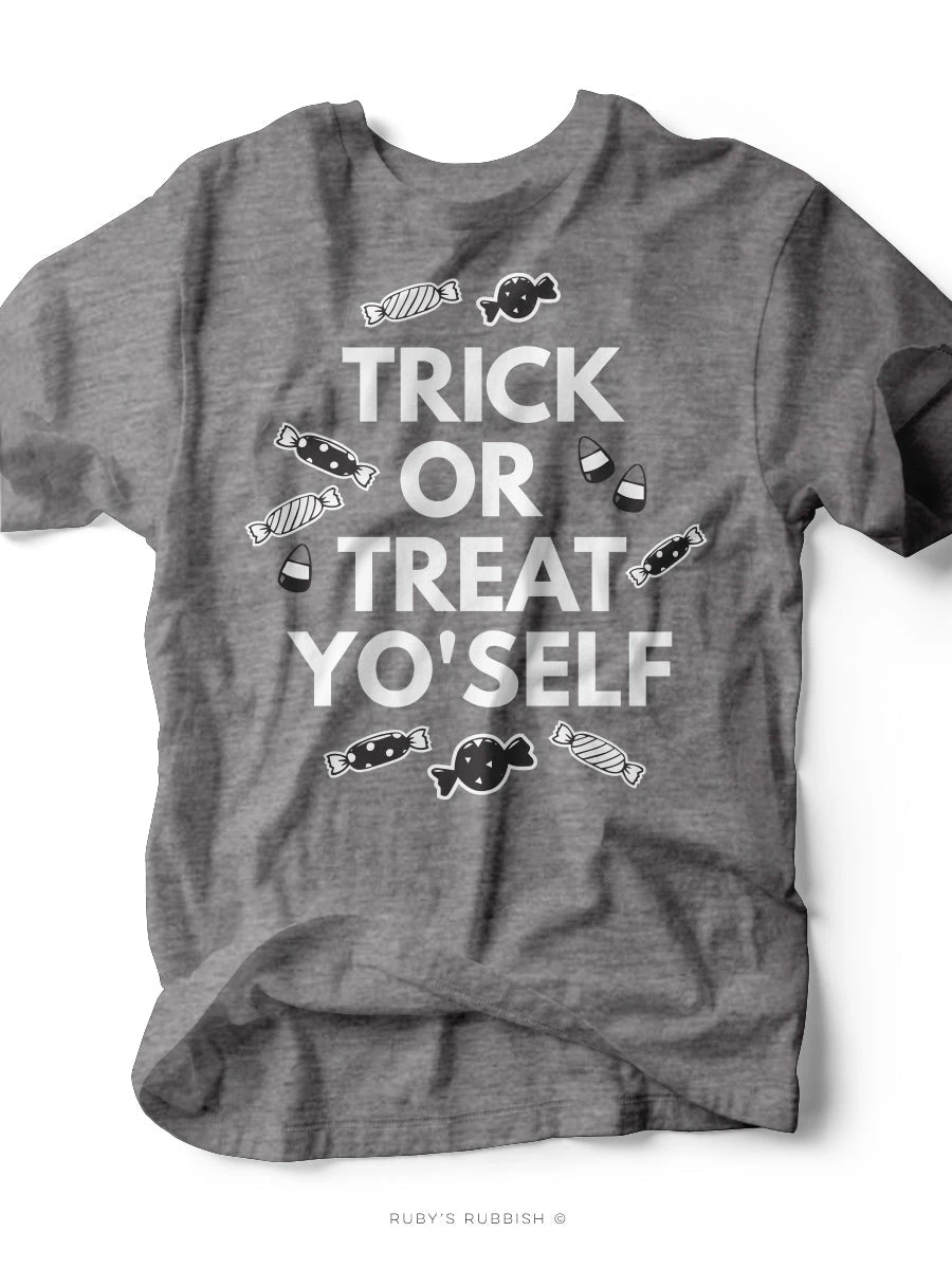 Trick Or Treat Yo'Self | Seasonal T-Shirt | Ruby’s Rubbish® 3 Trick Or Treat Yo'Self | Seasonal T-Shirt | Ruby’s Rubbish®