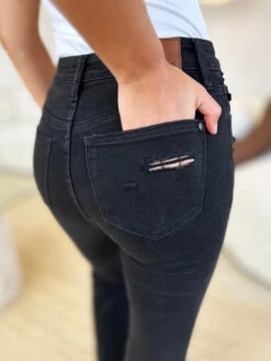 Judy Blue Full Size High Waist Distressed Flare Jeans -Ruby's Rubbish a50a6a4a 8a0c 4a2d b6cc 528cdaa95bec Max