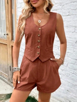 Not Your Momma's Vest | Sleeveless Top And Shorts Set | Rubies + Lace -Ruby's Rubbish a9c5e0cd df57 4631 a96e a1a4a3e993ab Max