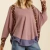 Umgee Full Size Leopard High-Low Dolman Sleeve Waffle Knit Top Plus Size 2 Umgee Full Size Leopard High-Low Dolman Sleeve Waffle Knit Top Plus Size -Ruby's Rubbish b0f39e6a 4705 4c98 bd8a 606c86a7846e Max