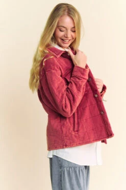 Davi & Dani Brick | Quilted Shacket | Rubies + Lace -Ruby's Rubbish b1367f97 c107 4bba b79f 24b521f527ba Max