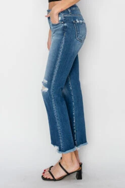RISEN Full Size Frayed Step Hem Ankle Straight Jeans -Ruby's Rubbish b7820c7b 56b7 4fb9 8a39 d2361b8ea4aa Max