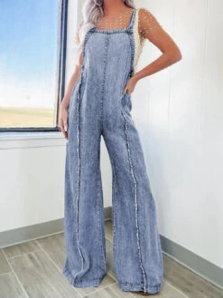 Exposed Seam Washed Wide Leg Denim Overalls 9 Exposed Seam Washed Wide Leg Denim Overalls -Ruby's Rubbish cd787b5b f5d1 4e7e a445 ea4e6390d0cb Max